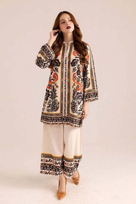 [SMF-62701B13EACB09-1] Crally Tunic Palazzos Co-ords Set (S)