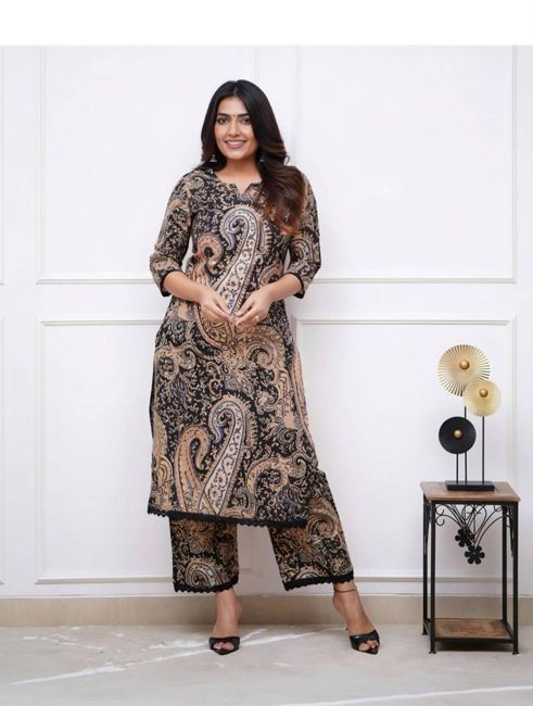 [SMF-E3FE0B10B6A763-3] Tabeedah Top Palazzos Co-ords Set (L)
