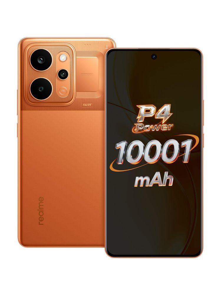 [MX26-MOBHN8YRKQMFAHAU] realme P4 Power 5G Charger in the Box (TransOrange, 256 GB) | 8GB RAM