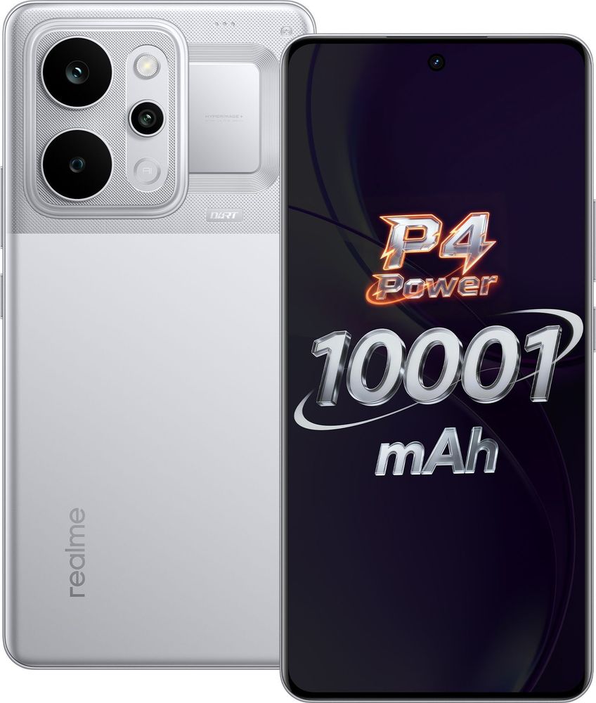 [MX26-MOBHN7A8E2QAXYCZ] realme P4 Power 5G Charger in the Box (TransSilver, 128 GB) | 8GB RAM