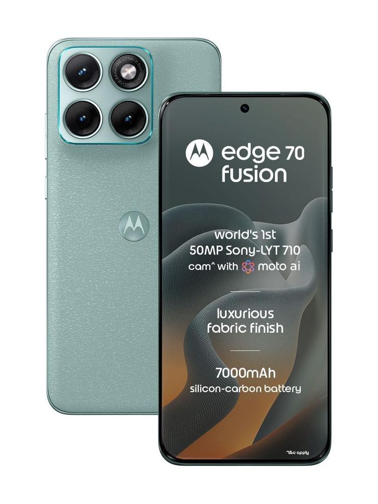 [MX26-MOBHN973UHXUTABD] MOTOROLA Edge 70 Fusion (Pantone BLUE SURF, 128 GB) | 8 GB RAM