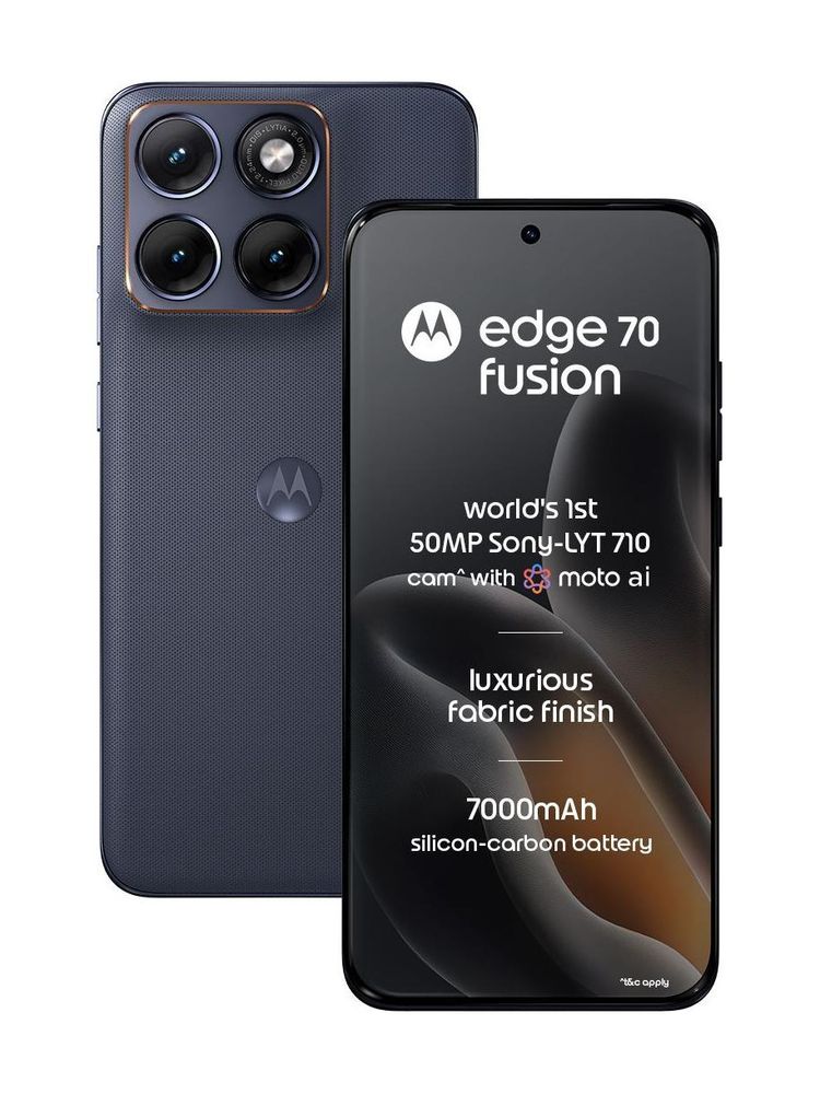 [MX26-MOBHN973CQSNTNGF] MOTOROLA Edge 70 Fusion (Pantone SILHOUETTE, 128 GB) | 8 GB RAM