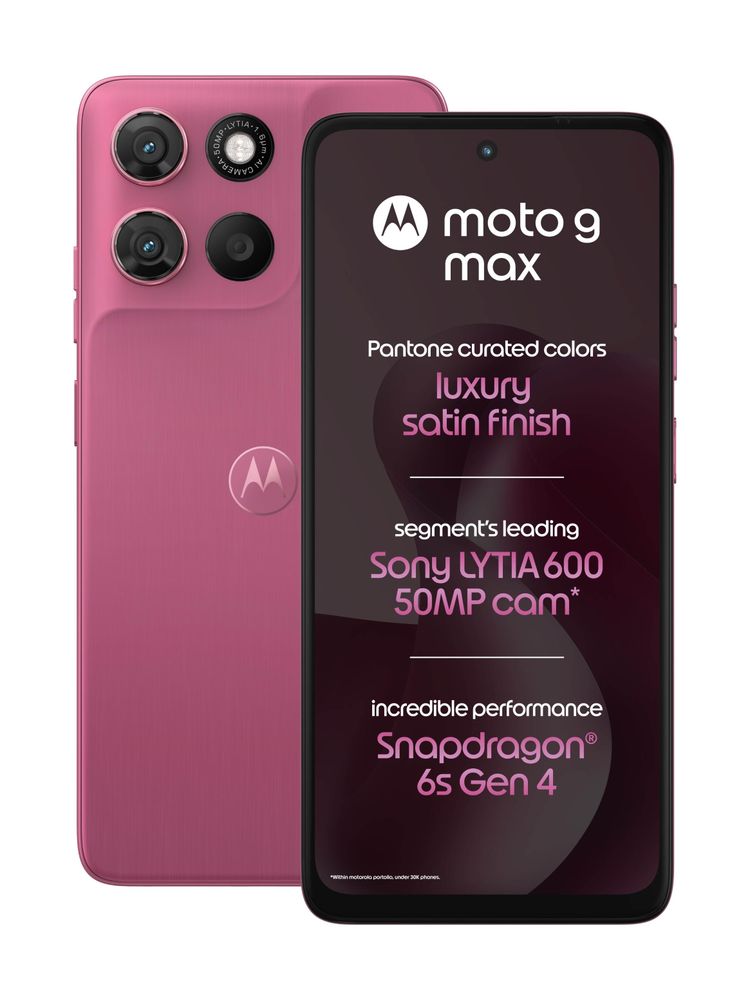 [MX26-MOBHPR97F9CZHPVU] MOTOROLA g max (PANTONE Malaga, 128 GB) | 6 GB RAM