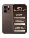 [MX26-MOBHGZZ9UB7UERPG] OPPO Reno15 Pro 5G (Cocoa Brown, 256 GB) | 12 GB RAM