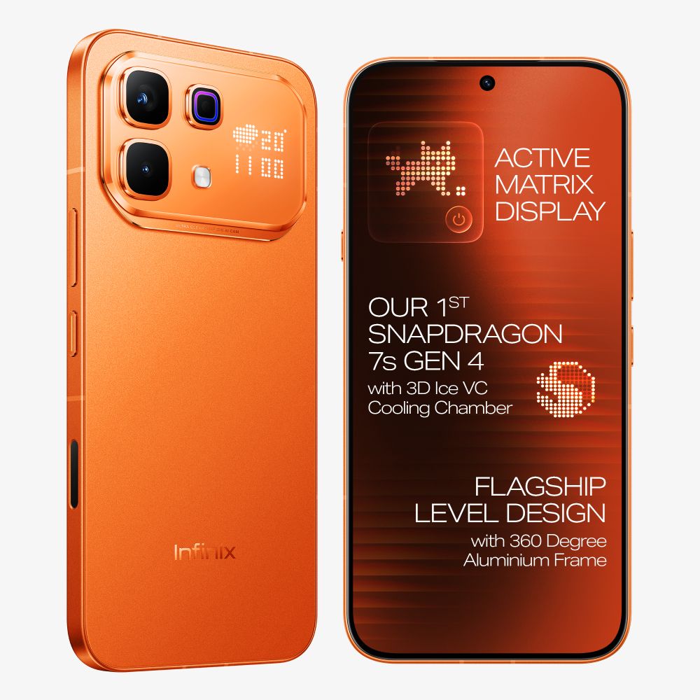 [MX26-MOBHHVE27GMHHRNA] Infinix NOTE 60 Pro (Solar Orange, 256 GB) | 8 GB RAM