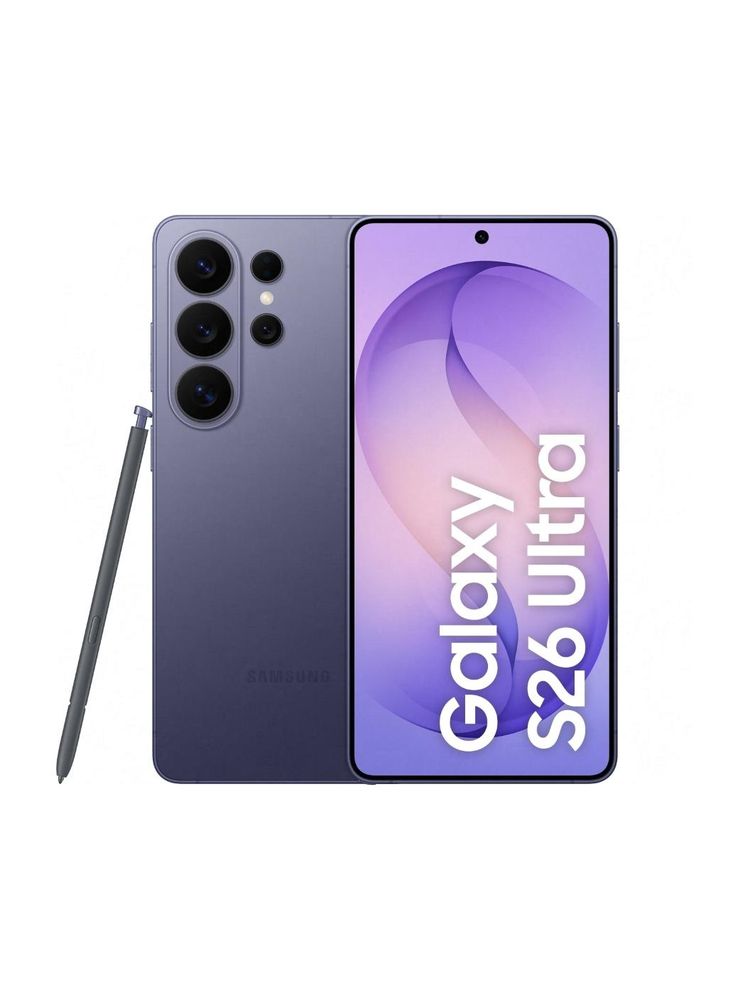 [MX26-MOBHKGAPUXRHVXHZ] Samsung Galaxy S26 Ultra 5G (Cobalt Violet, 256 GB) | 12 GB RAM