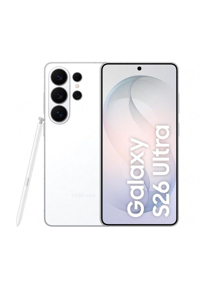 [MX26-MOBHKGAPVZXYFYD5] Samsung Galaxy S26 Ultra 5G (White, 512 GB) | 12 GB RAM