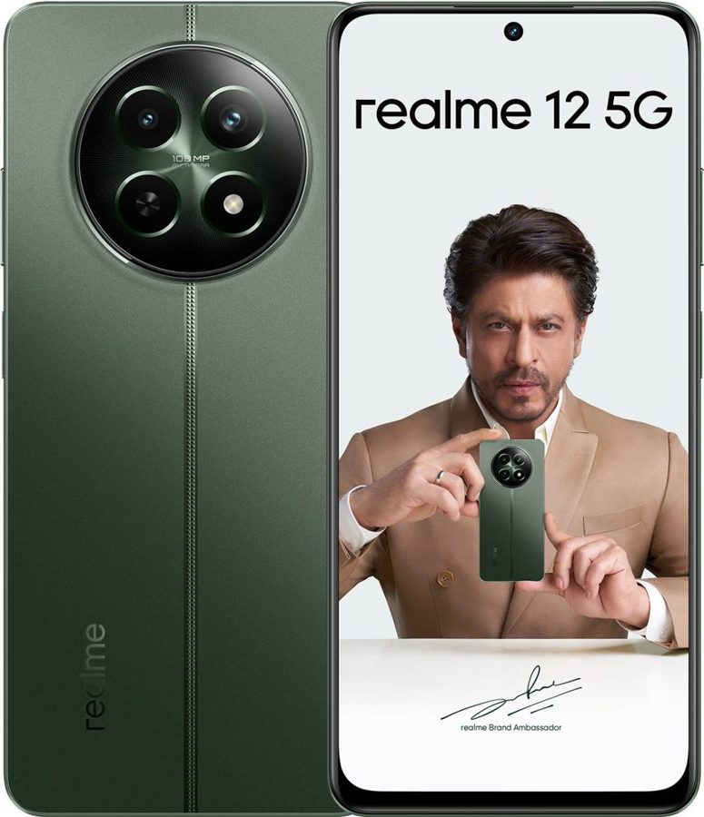 [PH-REA-D9874471F6] realme 12 5G (Woodland Green, 8GB RAM, 128 GB)