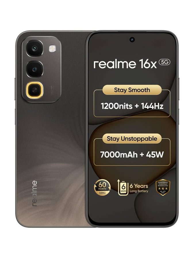 [PH-REA-DF130314DE] realme 16x 5G (Endurance Brown, 6GB RAM, 256 GB)