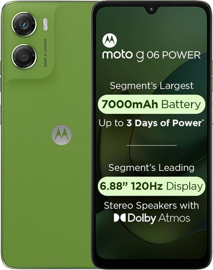 [PH-MOT-F144EF671F] MOTOROLA g06 power (Pantone Tendril, 4GB RAM, 64 GB)