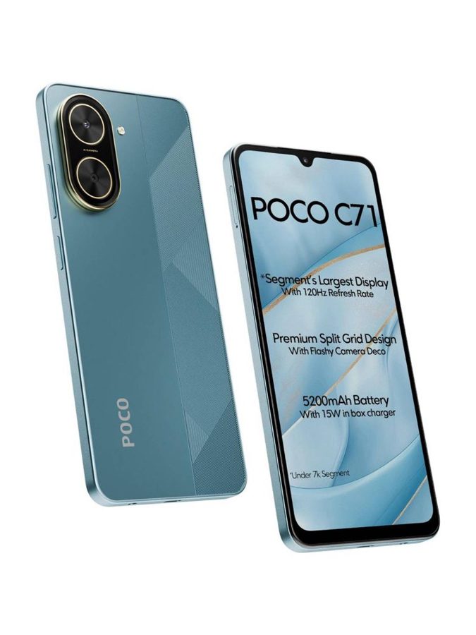 [PH-POC-24785C63D5] POCO C71 (Cool Blue, 4GB RAM, 64 GB)