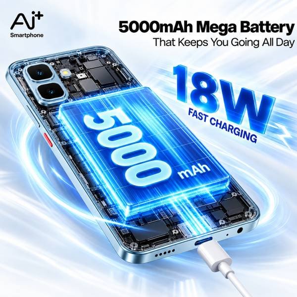 Ai+ Pulse 2 FE (Blue, 64 GB) (4 GB RAM) - Photo 4