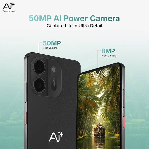 Ai+ Pulse 2 (Black, 128 GB) (4 GB RAM) - Photo 3