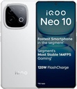 [SM4-5567D4F6FFF4527C] IQOO Neo 10 (Alpine White, 256 GB) (8 GB RAM)