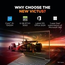 HP Victus Intel Core i5 13th Gen 13420 H - (16 GB/512 GB SSD/Windows 11 Home/6 GB Graphics/NVIDIA GeForce RTX 3050) 15-fa2196tx / 15-fa2197TX Gaming Laptop - Photo 2