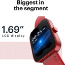 Noise ColorFit Caliber Smartwatch (Red, Regular) - Photo 4