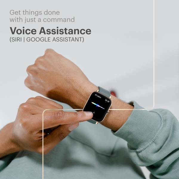 Noise Icon Buzz 1.69" Display with Bluetooth Calling, Built-In Games, Voice Assistant Smartwatch (Black, Regular) - Photo 3