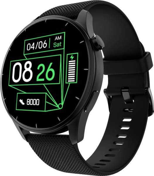 Noise Crew 1.38 Round Display with Bluetooth Calling, Metallic finish, IP68 Rating Smartwatch (Black, Regular) - Photo 2
