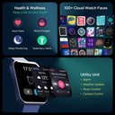 boAt Wave Flex Connect w/ 4.64 CM(1.83") HD Display,BT Calling & Premium Metal Design Smartwatch (Blue, Free Size) - Photo 4