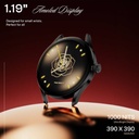 Fire-Boltt Glitz 1.19 AMOLED Display, Rotating Crown, 1000 Nits, BT Call, Metal Body Women Smartwatch (Black, Gold, Free Size) - Photo 4