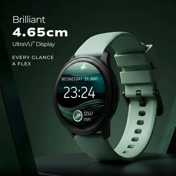 Fastrack Jupiter R3 BT Calling | Premium Round Dial | Fast Charging | 5 days Battery Smartwatch (Black, Free Size) - Photo 2