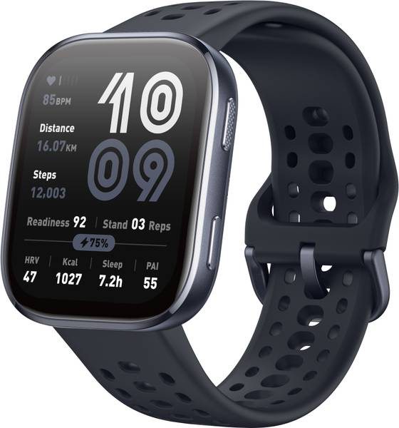 AMAZFIT Bip 6 1.97 inch AMOLED GPS , BT Calling, 14-Day Battery, 140+ Sports Smartwatch (Black, Free Size) - Photo 3