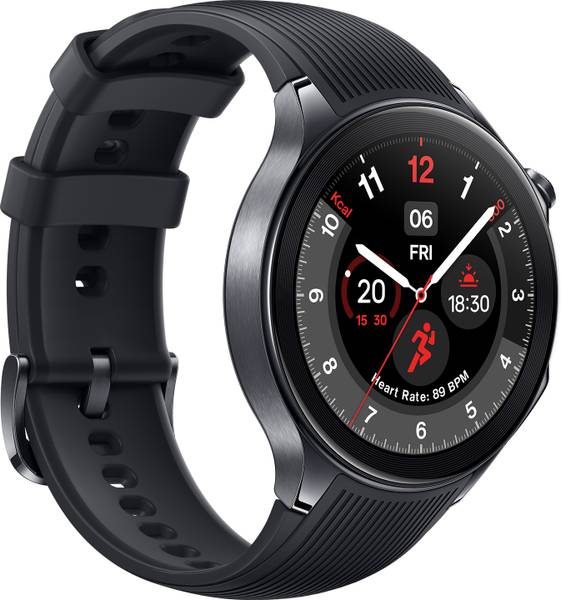 OnePlus Watch 2 with Wear OS 4, Snapdragon W5 Chipset & Up to 100 hours battery Smartwatch (Black, Free Size) - Photo 3