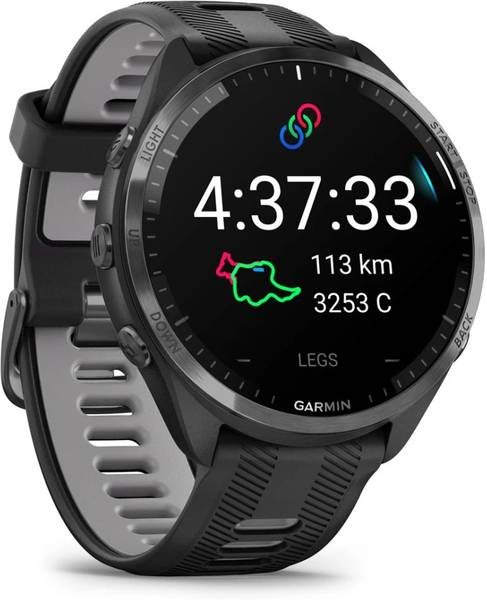 GARMIN Forerunner 965 Music Black/Grey with Built-in GPS Running Smartwatch (Free Size) - Photo 3