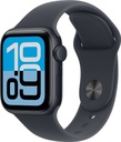 [SMW-1DCB236BDD493EB8] Apple Watch SE 3(2025) GPS 40mm Midnight Aluminium Case Midnight Sport Band - S/M (Grey, Small/Medium)
