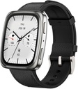 [SMW-6E3DC09E4172E665] AMAZFIT Active 2 Square, 1.75 AMOLED Display, BT Calling, GPS, 10-Day Battery, 5 ATM Smartwatch (Black, Free Size)