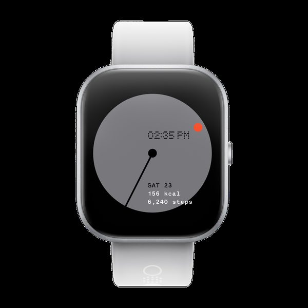 [SMW-CA018463FF9BF00F] CMF by Nothing Watch Pro, 1.96 AMOLED,BT calling with AI reduction, GPS, Metallic Grey Smartwatch (Silver, Free Size)