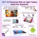 Lenovo Idea Tab Plus with Pen 12 GB RAM 256 GB ROM 12.1 inch with Wi-Fi Only MediaTek 6400 Tablet (Cloud Grey) - Photo 3