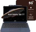 [SMT-24315D326497D9A5] Acer Iconia Tab iM11 with Stylus Pen + Keyboard 8 GB RAM 128 GB ROM 10.95 inch with Wi-Fi+5G Gaming MediaTek 8755 CPU – Octa core Up to 2.4 Ghz Tablet (Slate Grey)