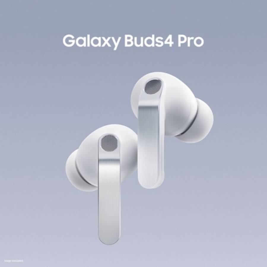 Samsung Galaxy Buds4 Pro, Hi-Fi Audio, Voice Detect, 2-way Speaker, Adaptive ANC 2.0 Bluetooth (White) - Photo 3