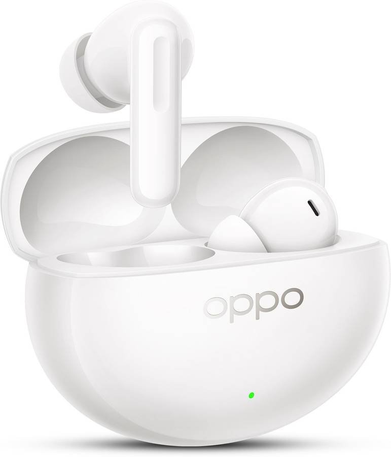 OPPO Enco Air5 Pro with 6mic 55dB ANC, 12mm Driver, 54Hrs Battery,Hi-Res Audio & IP55 Bluetooth (Pearl white) - Photo 2