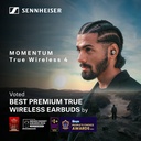 Sennheiser Momentum True Wireless 4 with Bluetooth 5.4 and with 30Hr Battery Bluetooth Bluetooth (Black Copper) - Photo 3