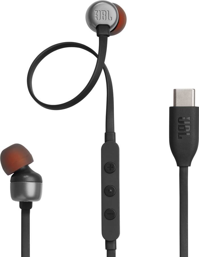 [SMA-1B84586FEDC0943E] JBL Tune 310C, Hi-Res Audio with DAC , 3-Button EQ , Compatible with USB-C Devices Wired (Black)