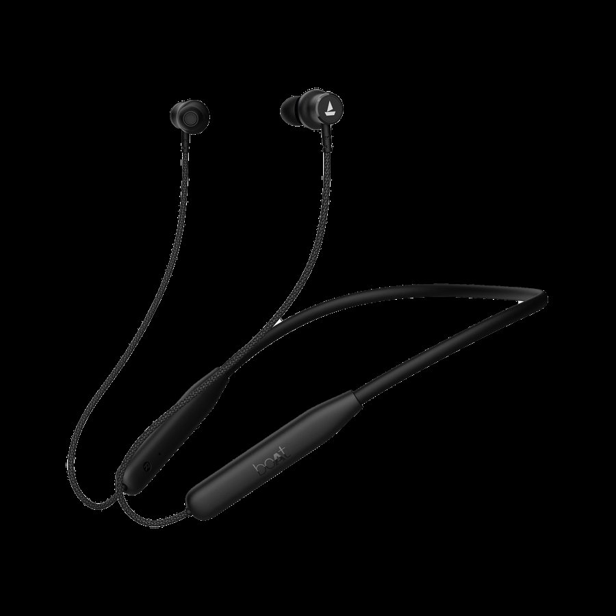 [SMA-9F8BE2CB6F43C293] boAt Rockerz 110 with 40 HRS Playback, ENx Technology, Beast Mode & ASAP Charge Bluetooth (Black)