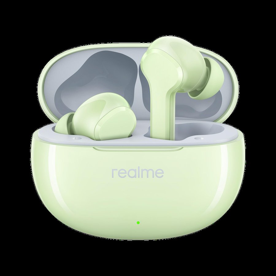 [SMA-27950D5F27F8A9CF] realme Buds T110 (RMA2306) with AI ENC for calls, 38 hours of Playback and Deep Bass Bluetooth (Country Green)