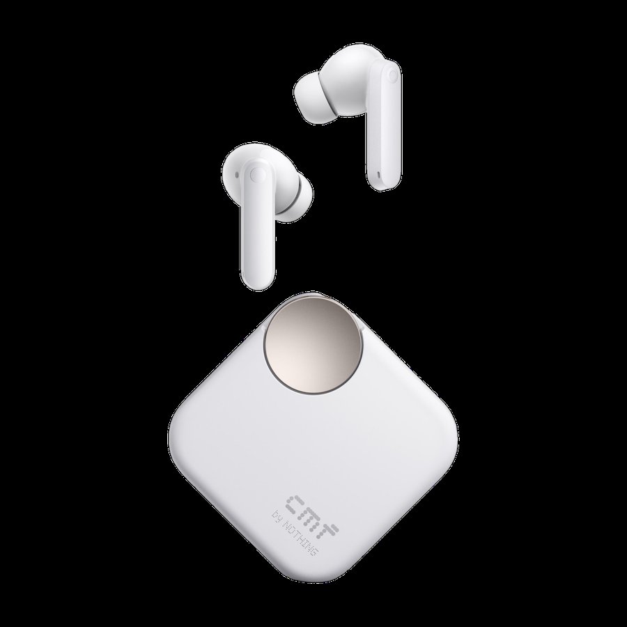 [SMA-F8C508AC0F736B6B] CMF by Nothing Buds 2 Plus with 50dB Hybrid ANC| Hi-Res + LDAC| Spatial Audio| 6HD Mic| 61.5Hrs Bluetooth (Light Grey)