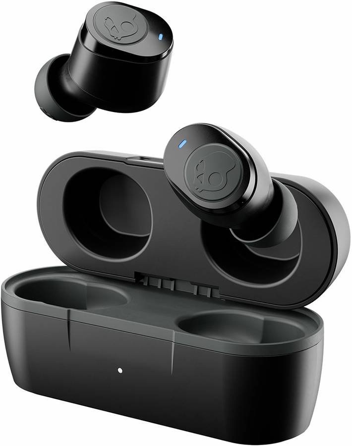 [SMA-CB10407586FDD206] Skullcandy Jib True 2 TWS Wireless Earbuds, 32 Hr Battery, Noise-Isolating Fit, IPX4 Bluetooth (True Black, In the Ear)