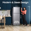 Samsung 236 L Frost Free Double Door 2 Star Refrigerator  with Digital Inverter, 2026 Model (GRAY SILVER) - Photo 2