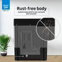 Voltas Beko 9 kg Semi Automatic Top Load Washing Machine Black, Grey - Photo 3