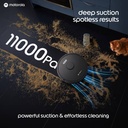 Motorola GlideBot Robotic Floor Cleaner with 2 in 1 Mopping and Vacuum 11000 Pa Suction, 5200mAh Battery, Covers 1800+ Sq ft in Single Charge, Anti Tangle Technology, Advanced Laser Navigation & Mapping (WiFi Connectivity) - Photo 3