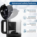 Solara Cold Press Juicer Machine for Home, Electric Slow Juicer for Fruits, Vegetables, 200 W Juicer (Black) - Photo 4