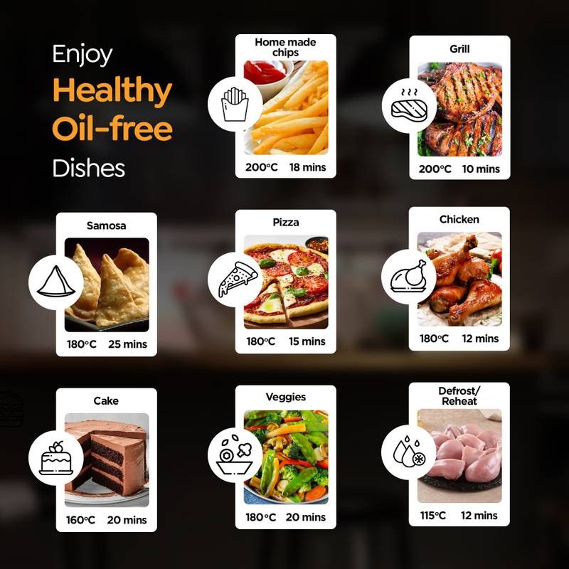 Prestige Nutrifry Digital Air Fryer (Black) - Photo 4