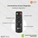 Orient Electric Ujala Prime BLDC | Superior Air Delivery| BEE-5 Star Rated | LED Indiacator with 3 Year Warranty BLDC Motor with Remote 1200 mm Ceiling Fan (White) - Photo 4