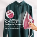 HAVELLS by Havells Tru-Steam Steam Iron with Self Cleaning Function|Vertical & Horizontal Ironing 1600 W Steam Iron (Pink) - Photo 3