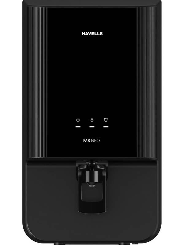 [SMH-1DE9E33467F83A14] HAVELLS Fab Neo 7 L RO + UF Water Purifier Suitable for Borewell, Tanker & Municipal Water,1 Year Warranty (Black)