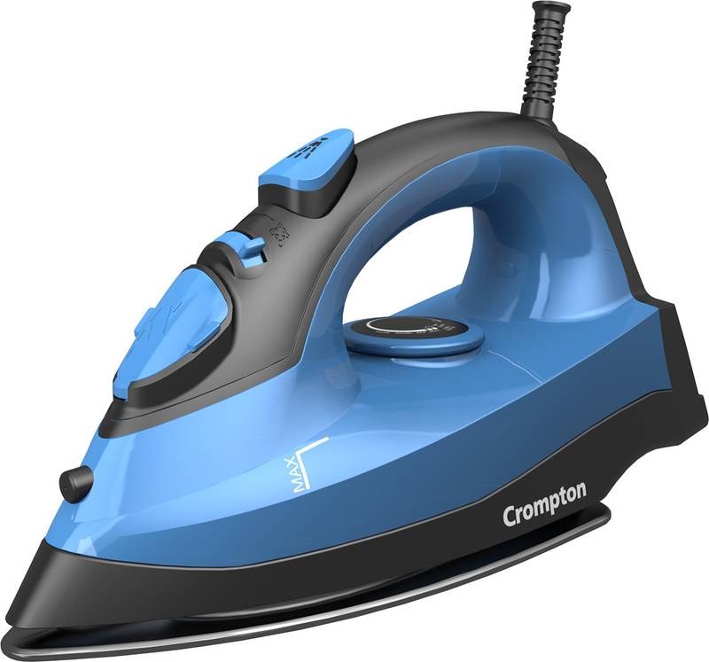 [SMH-E931BAEBBAD27F30] Crompton by Crompton Greaves Consumer Electricals Limited ACGSI-FABRIMAGICN 1200 W Steam Iron (Black and Blue)